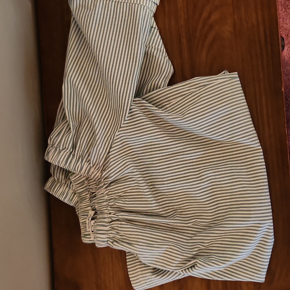 Off shoulder 3/4 sleeve shirt